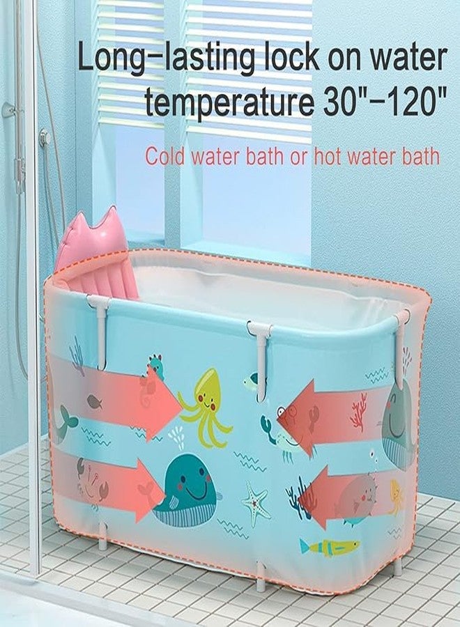 VPGS Portable Folding Bathtub for 2 People, Large Family Bathtub for SPA, Efficient Maintenance Hot and Cold Temperature Bathtub - Image 4
